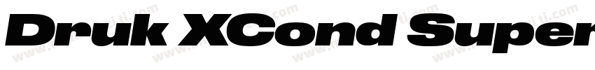 Druk XCond Super字体转换